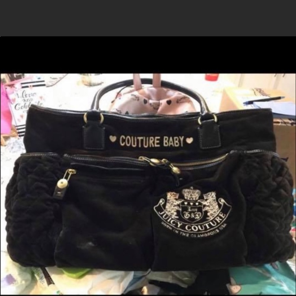 Juicy couture diaper bag